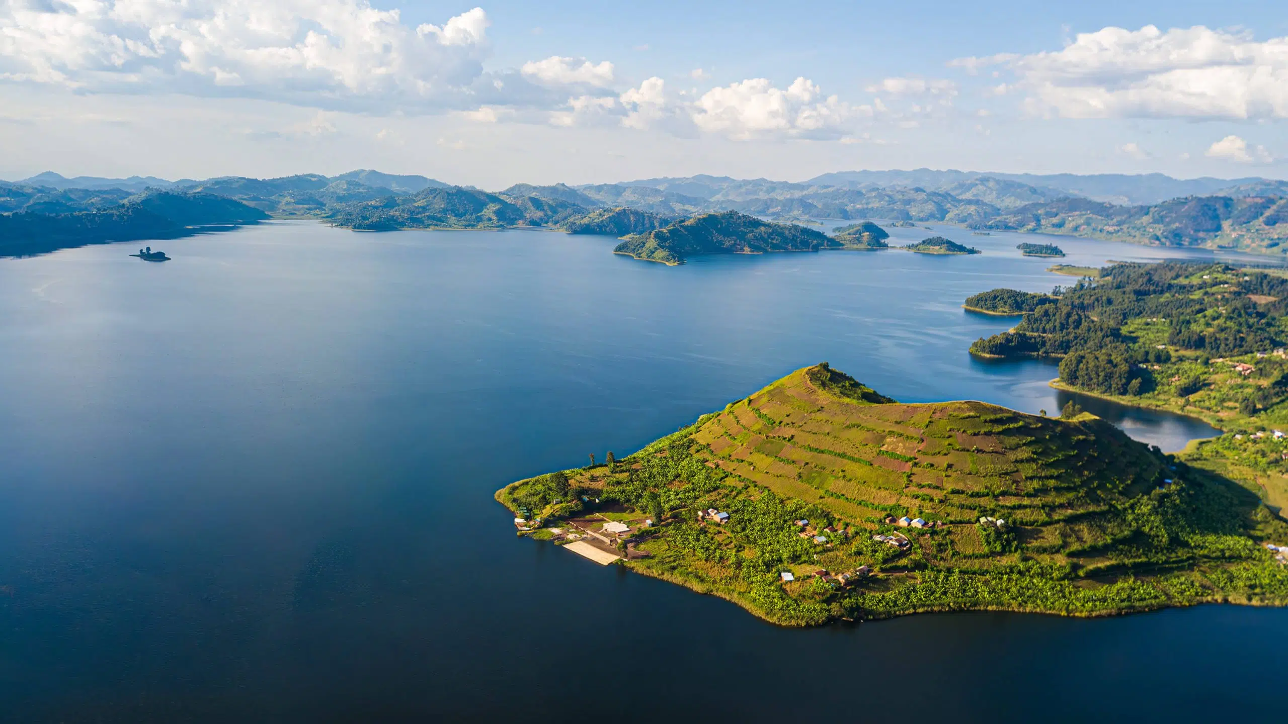 Beautiful lakes in Uganda